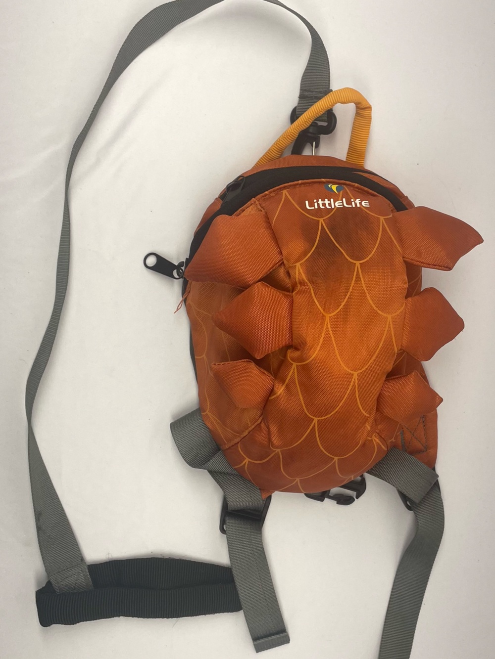 GUC LittleLife Orange Dino Backpack for Kids